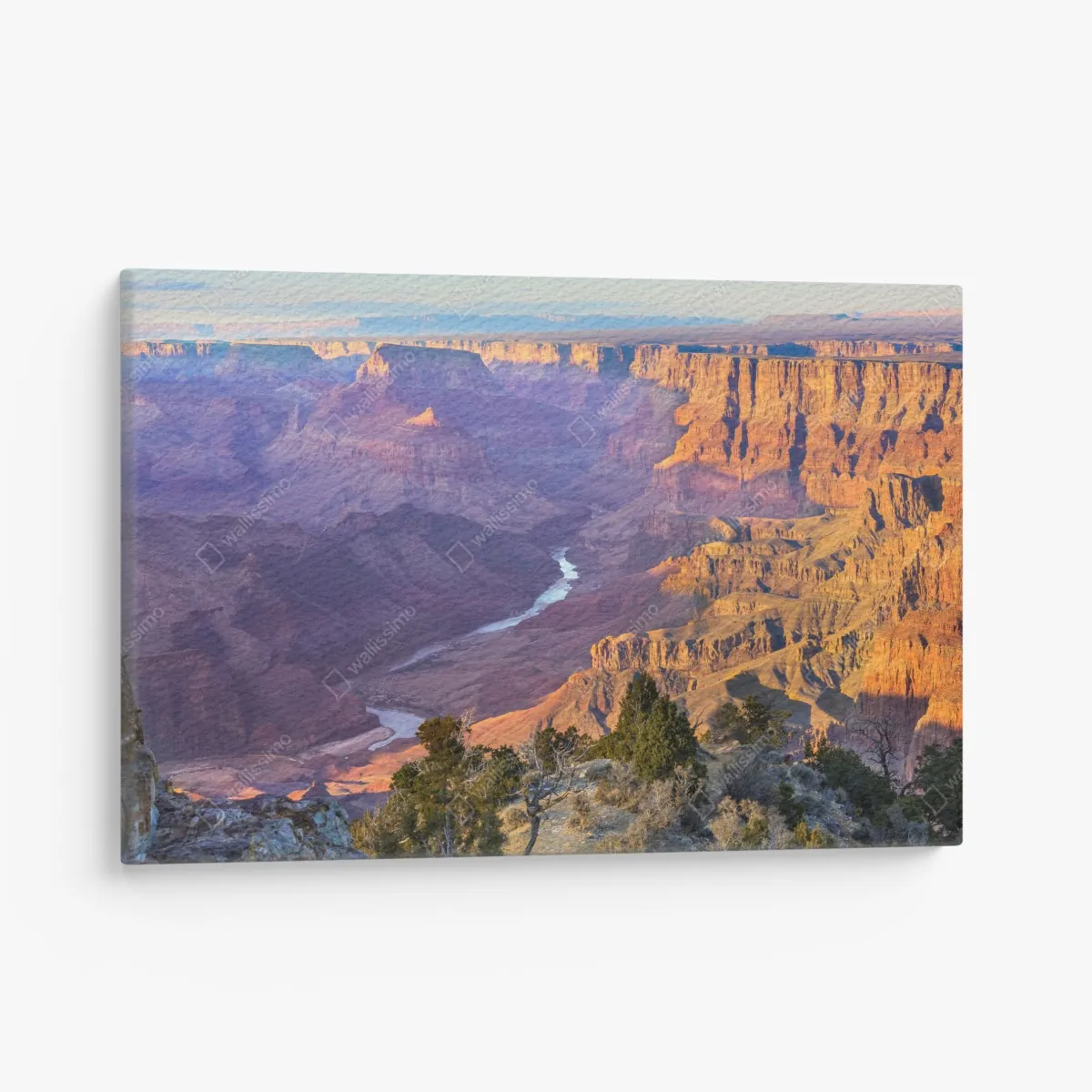 Leinwandbild Grand Canyon bei dämmerung panorama – Wallnifity® Leinwandbild Grand Canyon bei dämmerung panorama – Wallnifity®