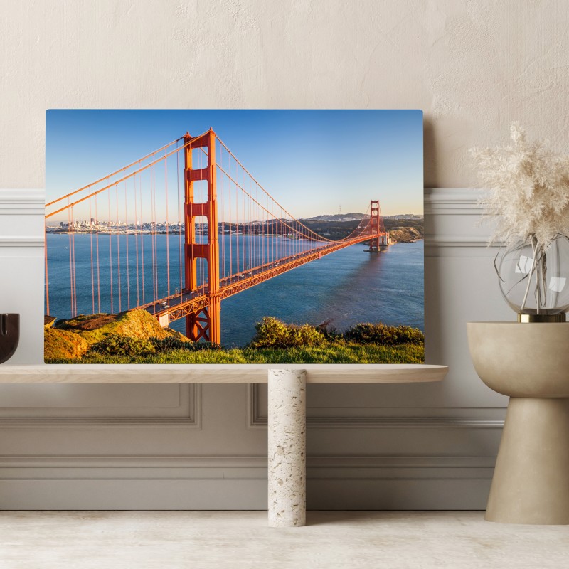 Leinwandbild panoramablick auf die Golden Gate Bridge – Wallnifity® Leinwandbild panoramablick auf die Golden Gate Bridge – Wallnifity®