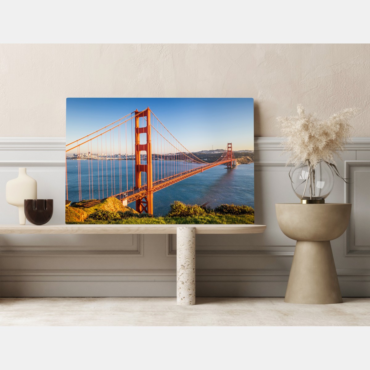 Leinwandbild panoramablick auf die Golden Gate Bridge – Wallnifity® Leinwandbild panoramablick auf die Golden Gate Bridge – Wallnifity®