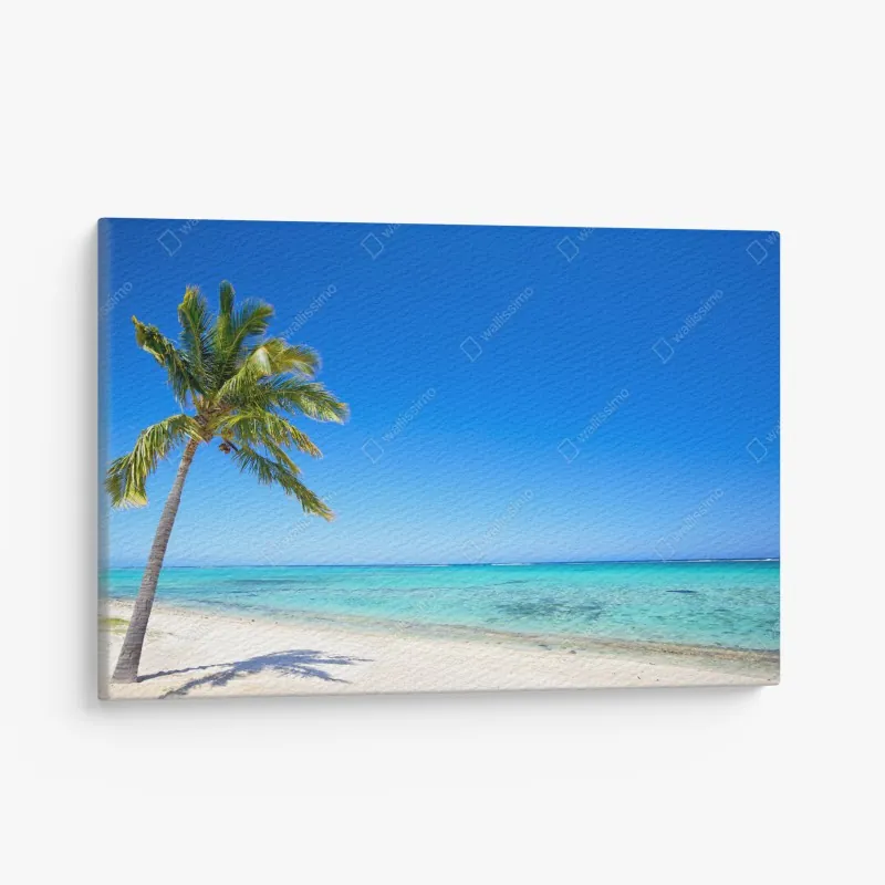 Leinwandbild eukalyptus aquarellblätter auf dunklem hintergrund – Wallnifity®