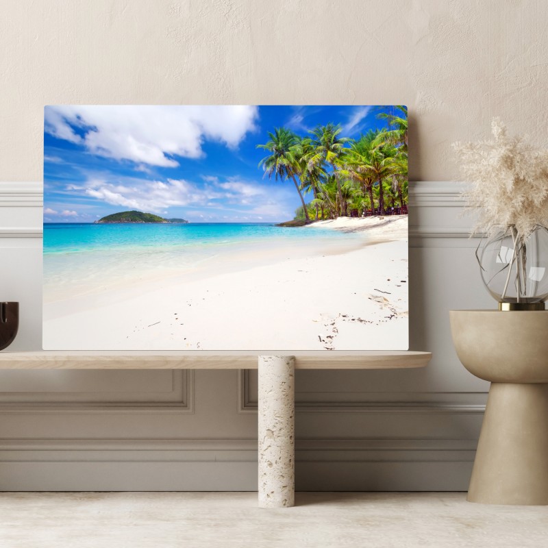 Leinwandbild tropischer türkisstrand – Wallnifity® Leinwandbild tropischer türkisstrand – Wallnifity®