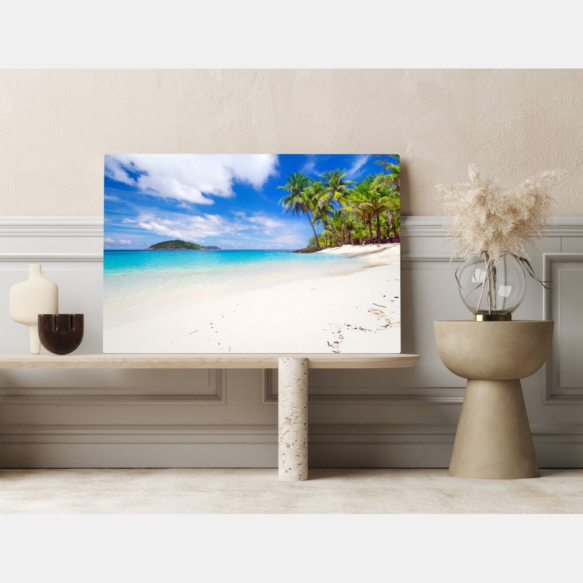 Leinwandbild tropischer türkisstrand – Wallnifity® Leinwandbild tropischer türkisstrand – Wallnifity®