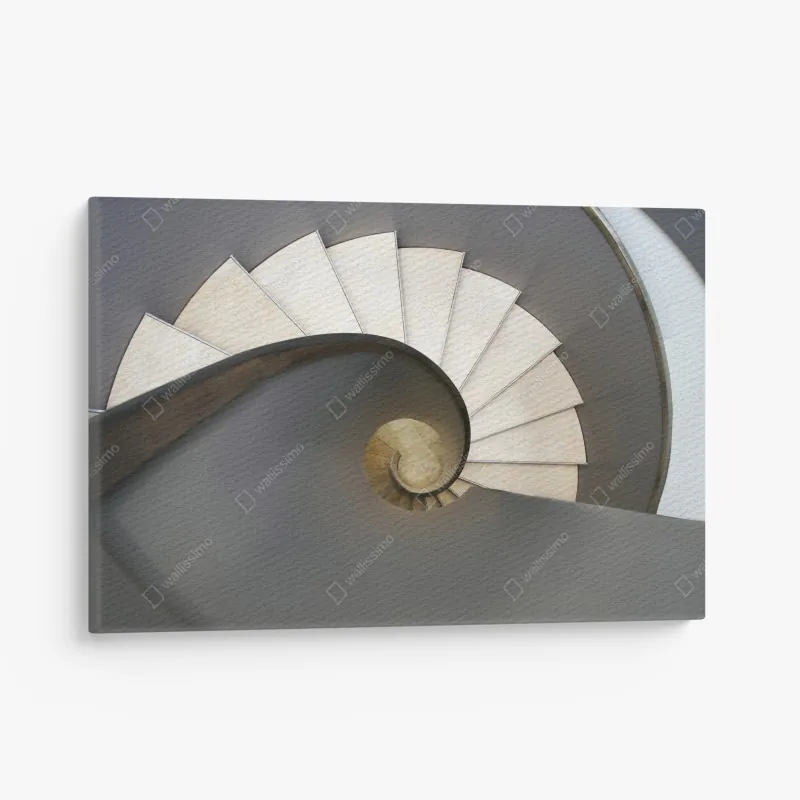 Leinwandbild eukalyptus aquarell botanisches muster auf dunklem hintergrund – Wallnifity®