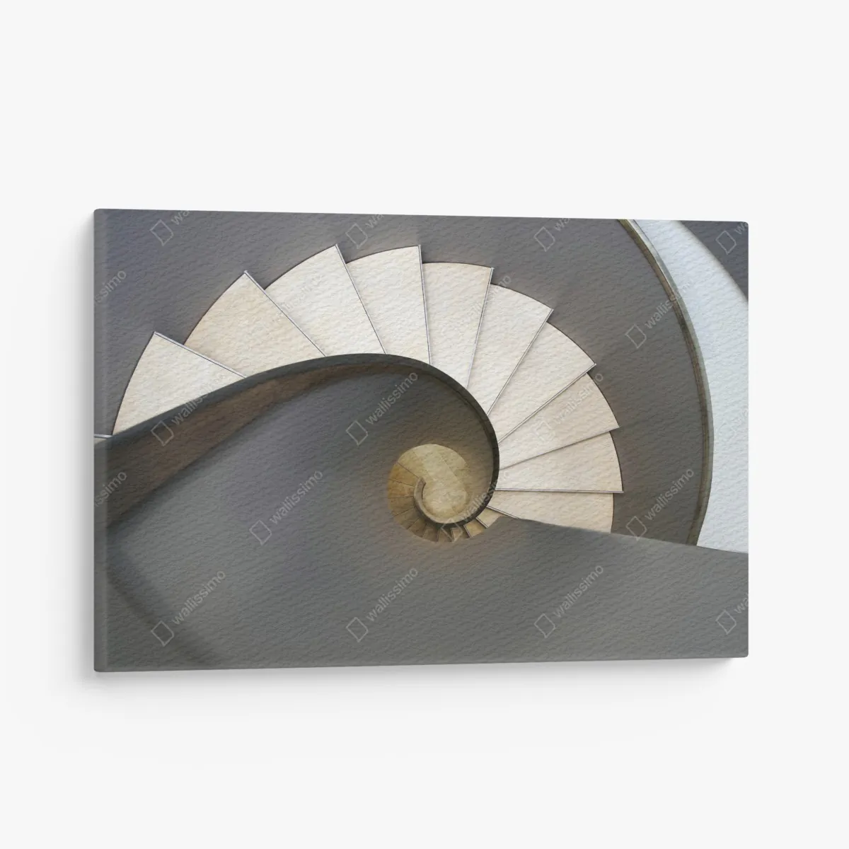 Leinwandbild spiraltreppe abstrakte komposition – Wallnifity® Leinwandbild spiraltreppe abstrakte komposition – Wallnifity®