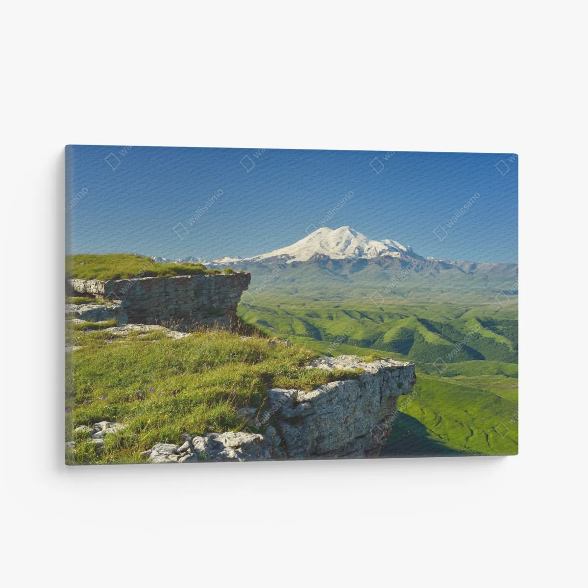 Leinwandbild majestätischer Elbrus am morgen – Wallnifity® Leinwandbild majestätischer Elbrus am morgen – Wallnifity®
