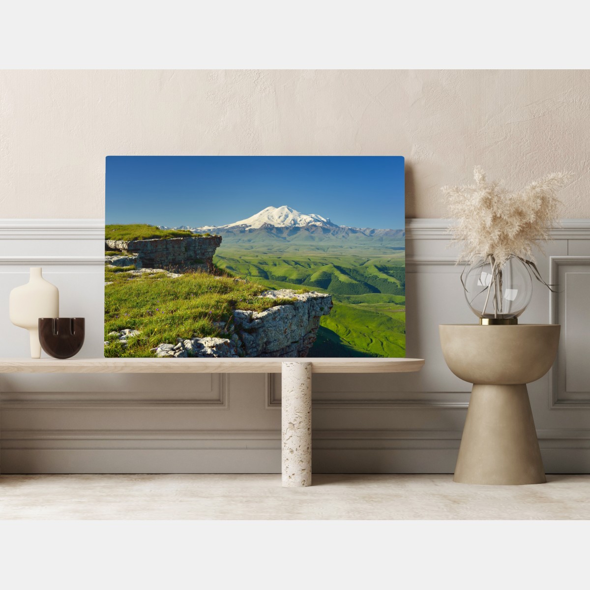 Leinwandbild majestätischer Elbrus am morgen – Wallnifity® Leinwandbild majestätischer Elbrus am morgen – Wallnifity®