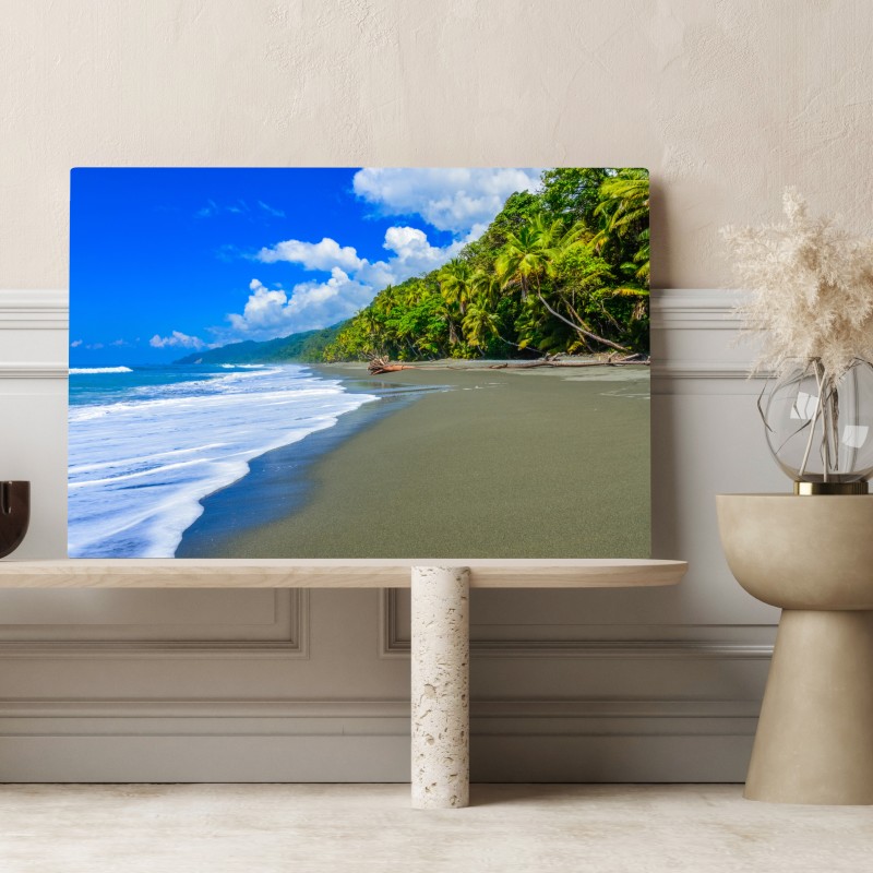 Leinwandbild wilder strand bei Corcovado, Costa Rica – Wallnifity® Leinwandbild wilder strand bei Corcovado, Costa Rica – Wallnifity®