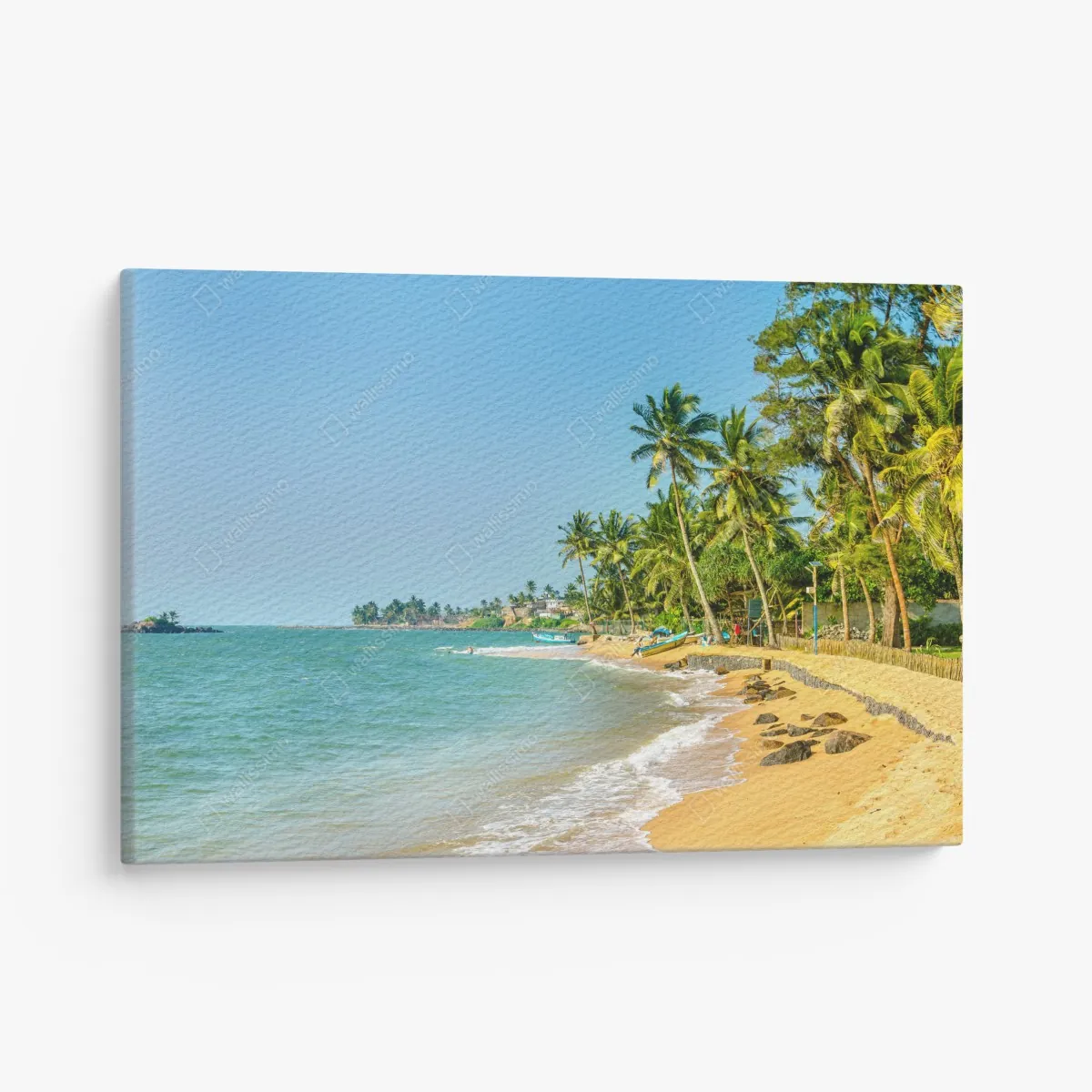 Leinwandbild tropischer palmenstrand – Wallnifity® Leinwandbild tropischer palmenstrand – Wallnifity®