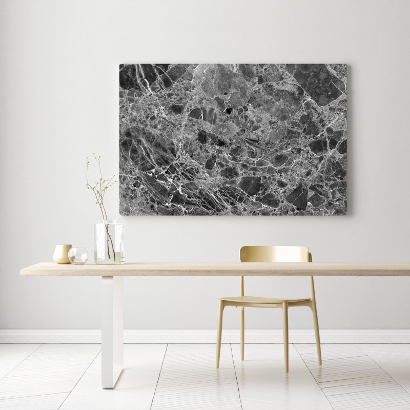 Leinwandbild monochrome marmortextur – Wallnifity® Leinwandbild monochrome marmortextur – Wallnifity®