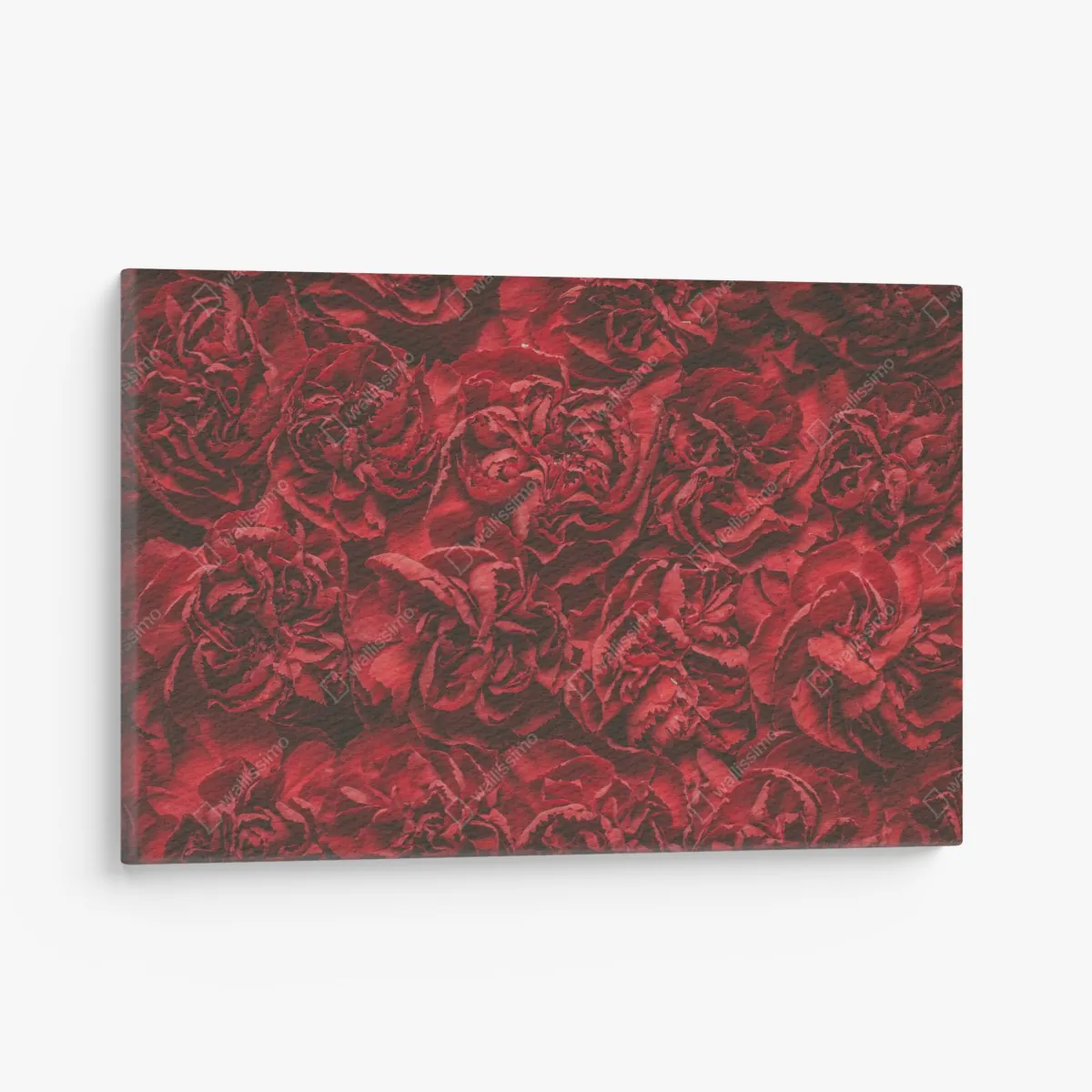 Leinwandbild vintage rote nelken blumenmuster – Wallnifity® Leinwandbild vintage rote nelken blumenmuster – Wallnifity®