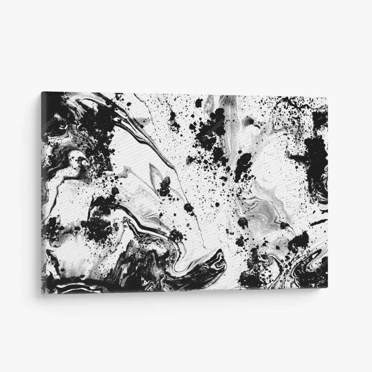 Leinwandbild monochromes marmormuster abstrakt – Wallnifity® Leinwandbild monochromes marmormuster abstrakt – Wallnifity®