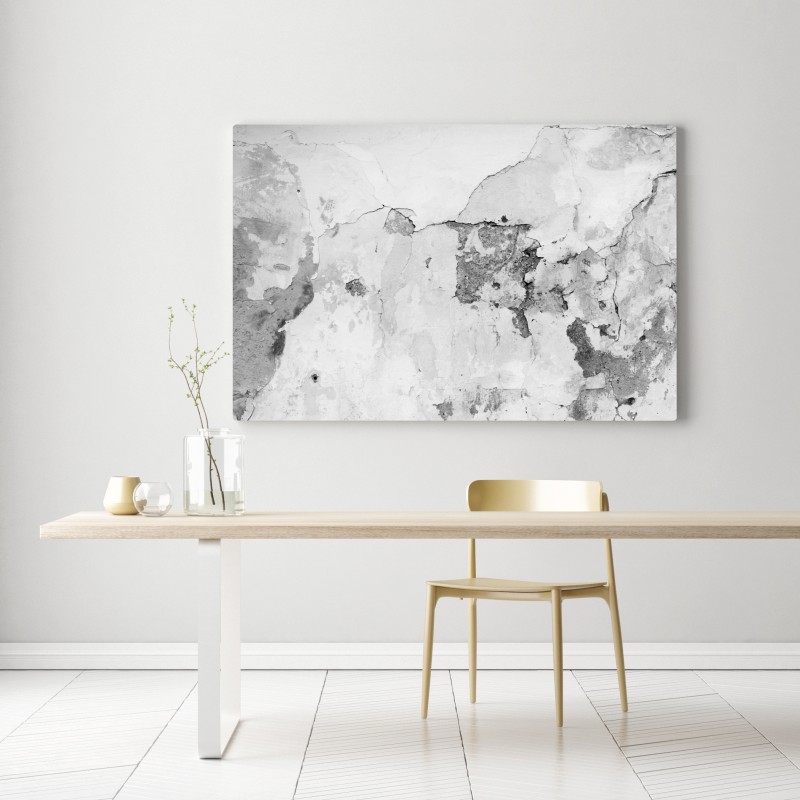 Leinwandbild verwitterter putz in grautönen – Wallnifity® Leinwandbild verwitterter putz in grautönen – Wallnifity®