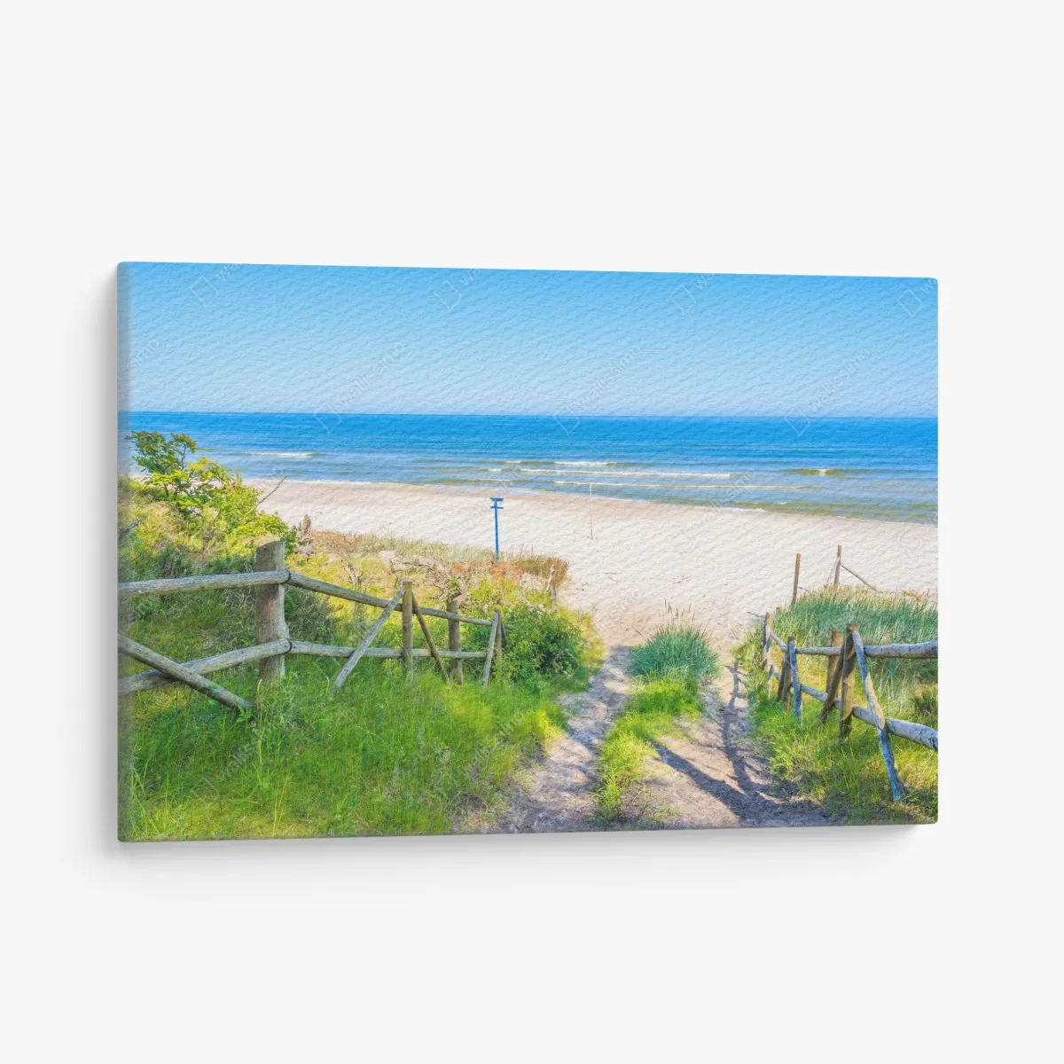 Leinwandbild weg zum strand der Ostsee – Wallnifity® Leinwandbild weg zum strand der Ostsee – Wallnifity®