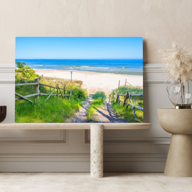 Leinwandbild weg zum strand der Ostsee – Wallnifity® Leinwandbild weg zum strand der Ostsee – Wallnifity®