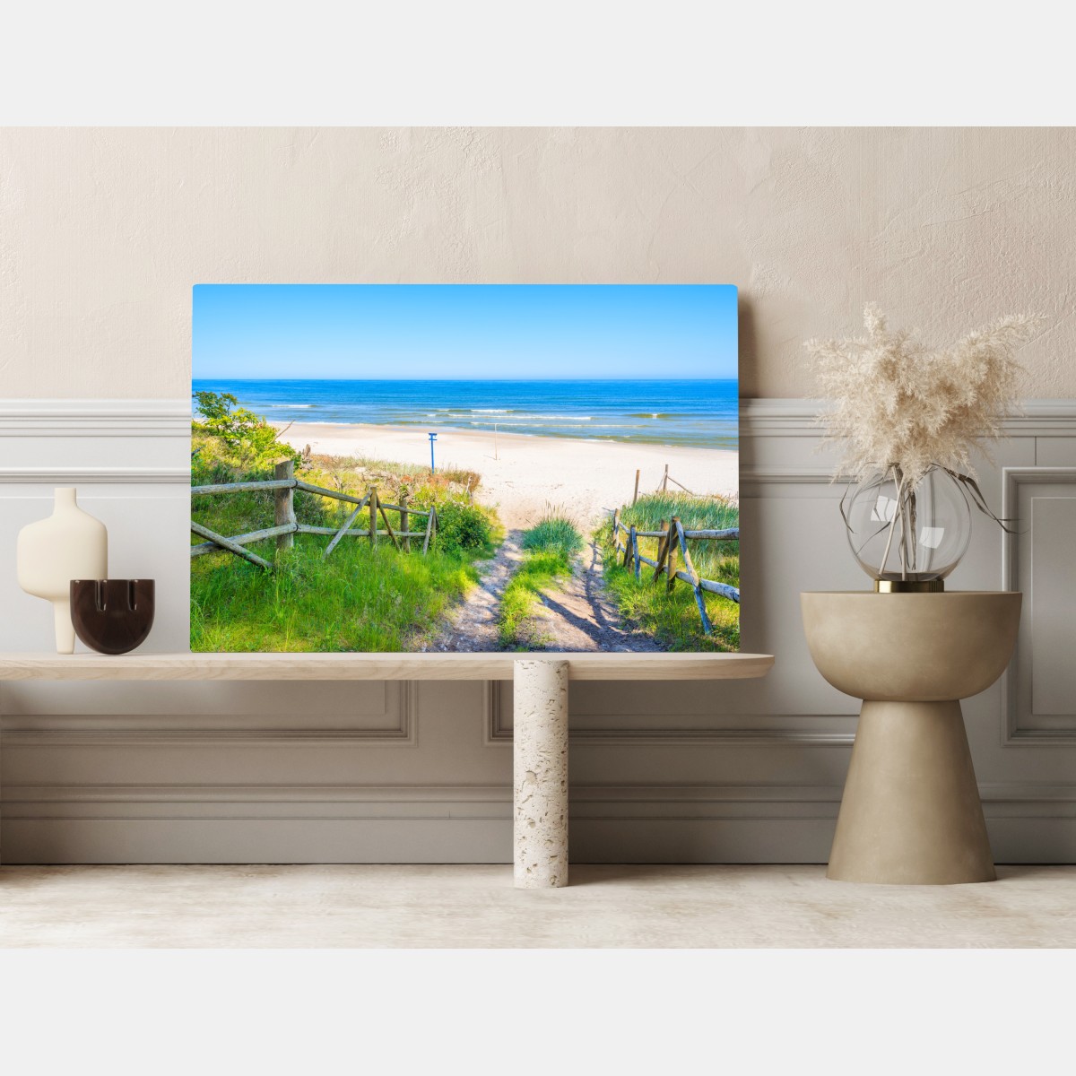 Leinwandbild weg zum strand der Ostsee – Wallnifity® Leinwandbild weg zum strand der Ostsee – Wallnifity®