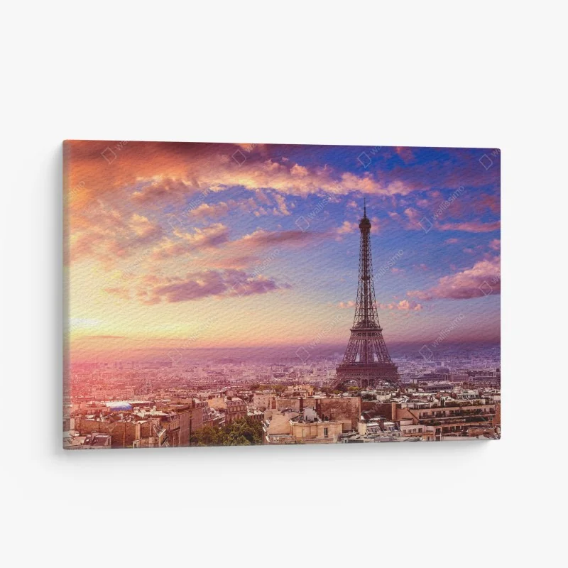 Leinwandbild Tokio skyline bei sonnenuntergang – Wallnifity®