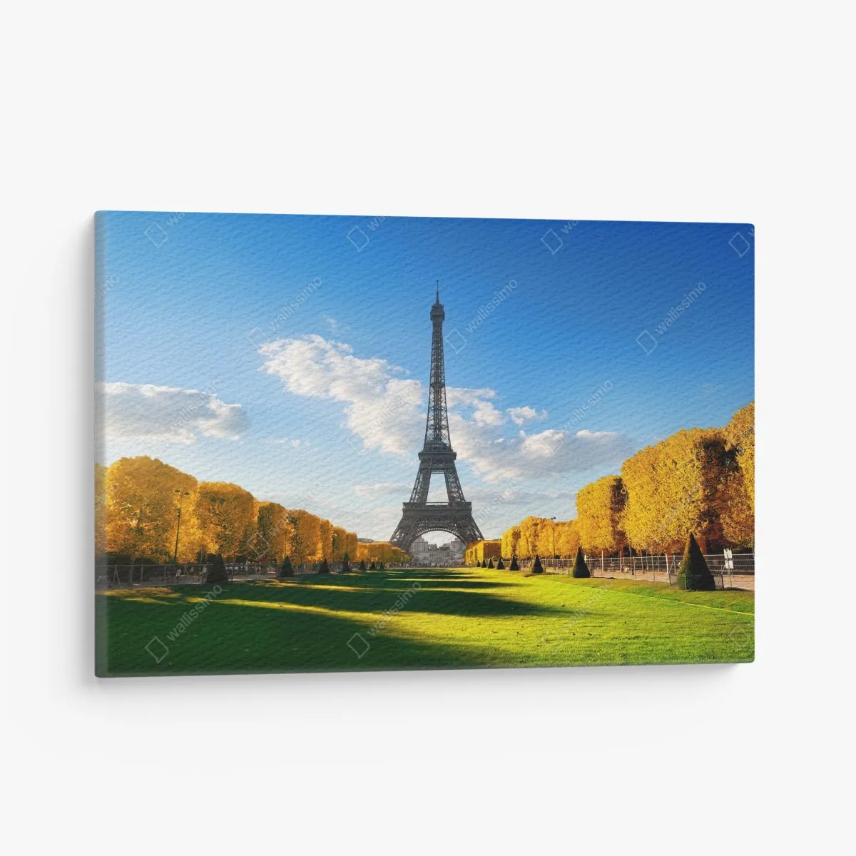 Leinwandbild frühling am Champs de Mars, Eiffelturm, Paris – Wallnifity® Leinwandbild frühling am Champs de Mars, Eiffelturm, Paris – Wallnifity®