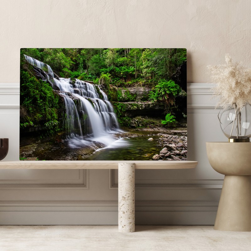 Leinwandbild wasserfall Liffey Falls im üppigen Regenwald von Tasmanien – Wallnifity®