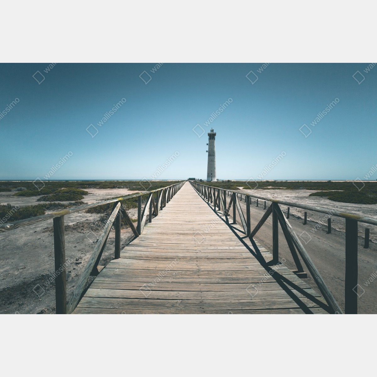 Leinwandbild leuchtturm am ende des stegs – Wallnifity® Leinwandbild leuchtturm am ende des stegs – Wallnifity®