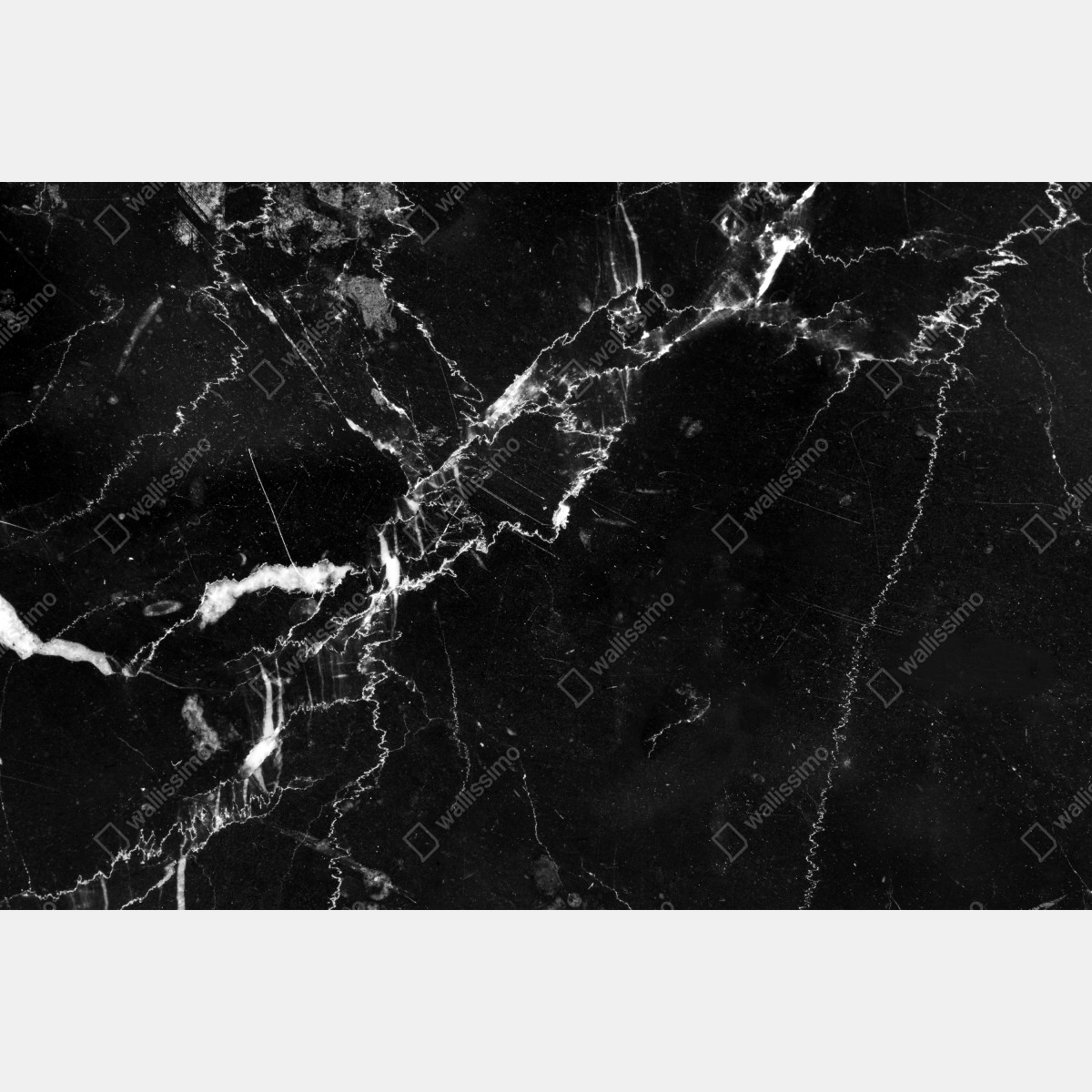 Leinwandbild schwarzer marmor mit adern – Wallnifity® Leinwandbild schwarzer marmor mit adern – Wallnifity®