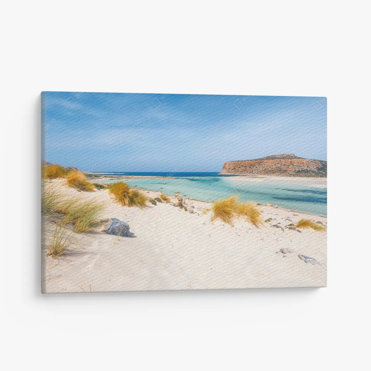 Leinwandbild lagune Balos, Kreta: türkisser traum – Wallnifity® Leinwandbild lagune Balos, Kreta: türkisser traum – Wallnifity®