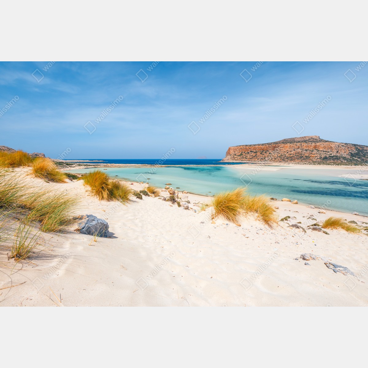 Leinwandbild lagune Balos, Kreta: türkisser traum – Wallnifity® Leinwandbild lagune Balos, Kreta: türkisser traum – Wallnifity®