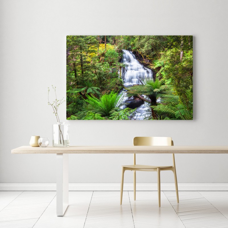 Leinwandbild Triplet Falls wasserfall im Great Otway National Park – Wallnifity® Leinwandbild Triplet Falls wasserfall im Great Otway National Park – Wallnifity®
