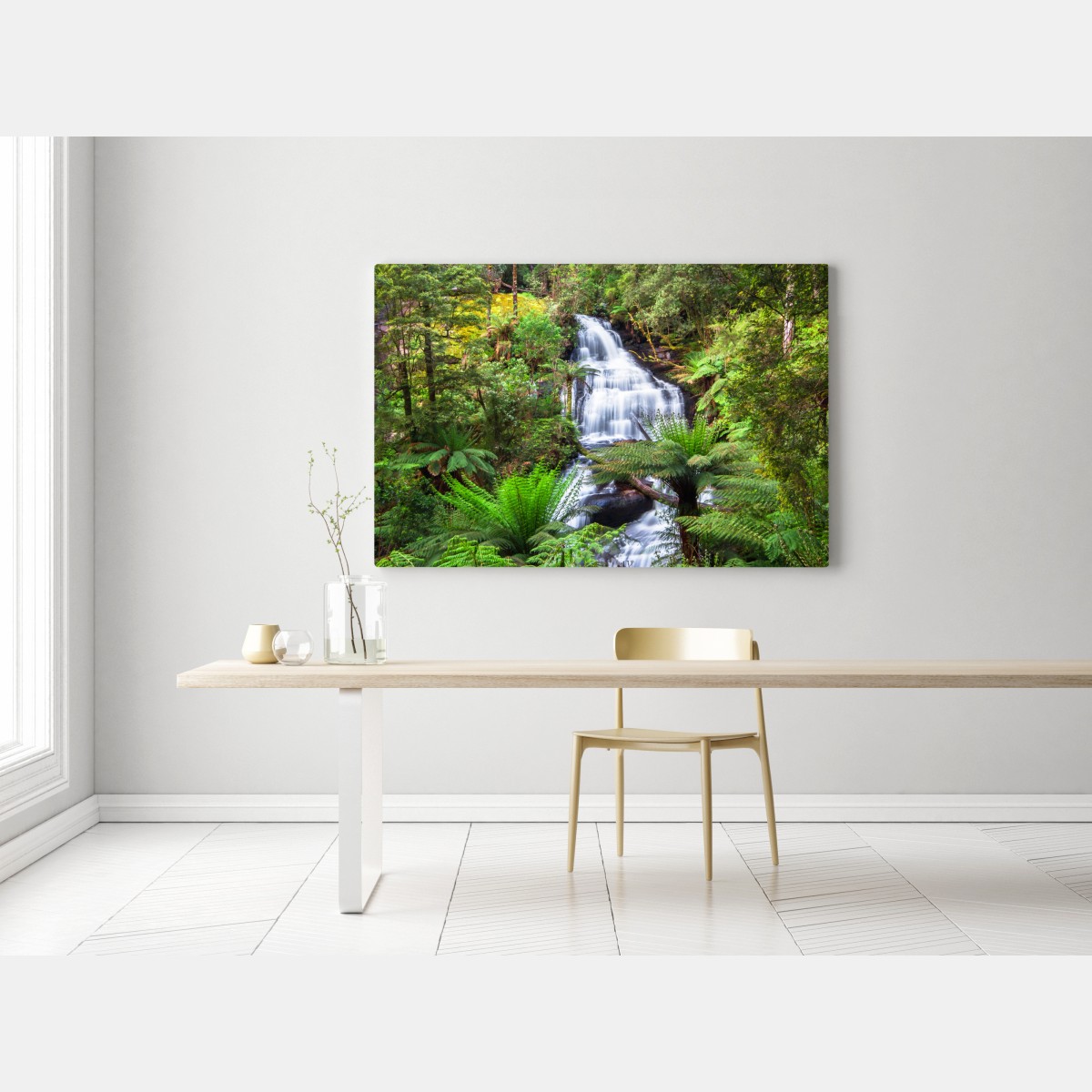 Leinwandbild Triplet Falls wasserfall im Great Otway National Park – Wallnifity® Leinwandbild Triplet Falls wasserfall im Great Otway National Park – Wallnifity®