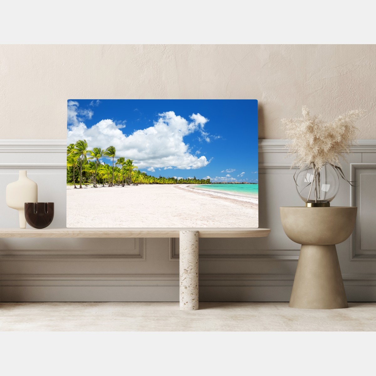 Leinwandbild tropischer strand in Punta Cana – Wallnifity® Leinwandbild tropischer strand in Punta Cana – Wallnifity®
