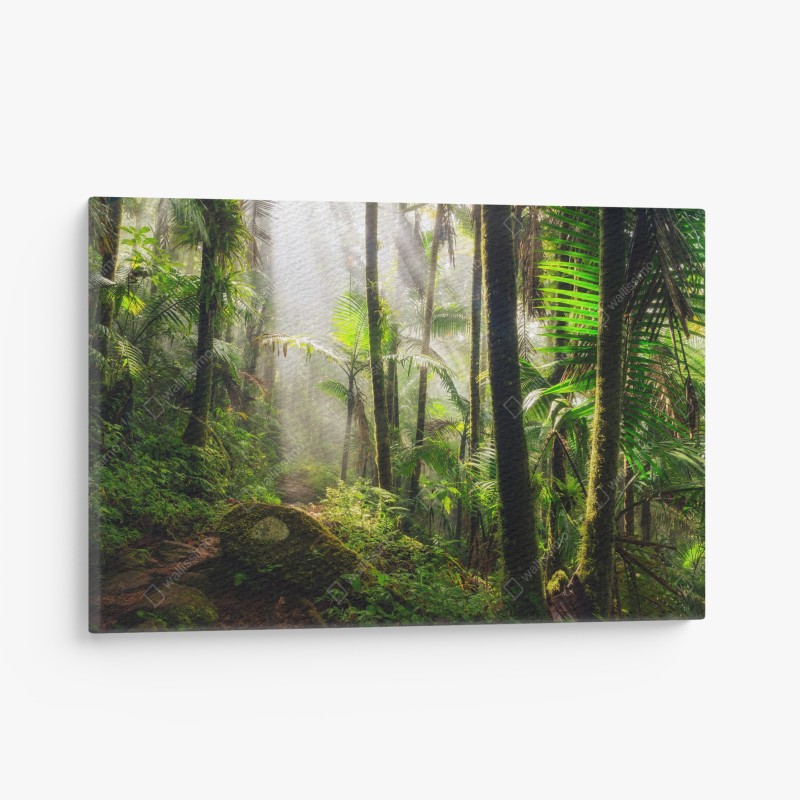 Leinwandbild sonnenblumen muse: florales gesichtsporträt – Wallnifity®