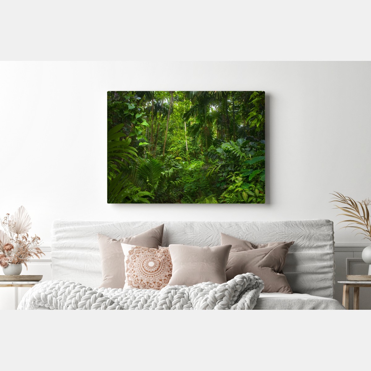 Leinwandbild üppiger tropischer dschungel – Wallnifity® Leinwandbild üppiger tropischer dschungel – Wallnifity®