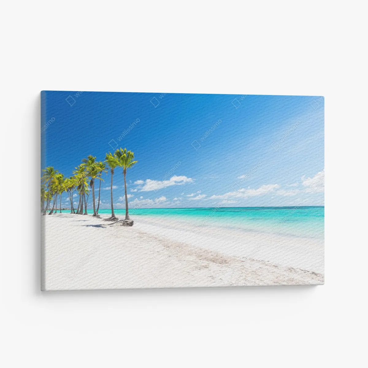 Leinwandbild palmen am strand von Punta Cana – Wallnifity® Leinwandbild palmen am strand von Punta Cana – Wallnifity®