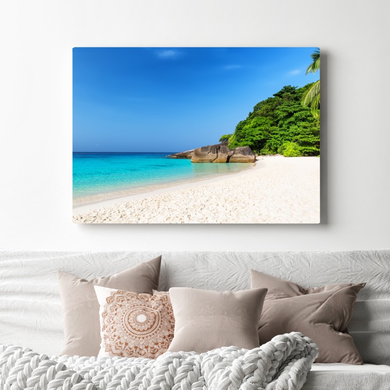 Leinwandbild Similan Islands türkisstrand panorama – Wallnifity® Leinwandbild Similan Islands türkisstrand panorama – Wallnifity®