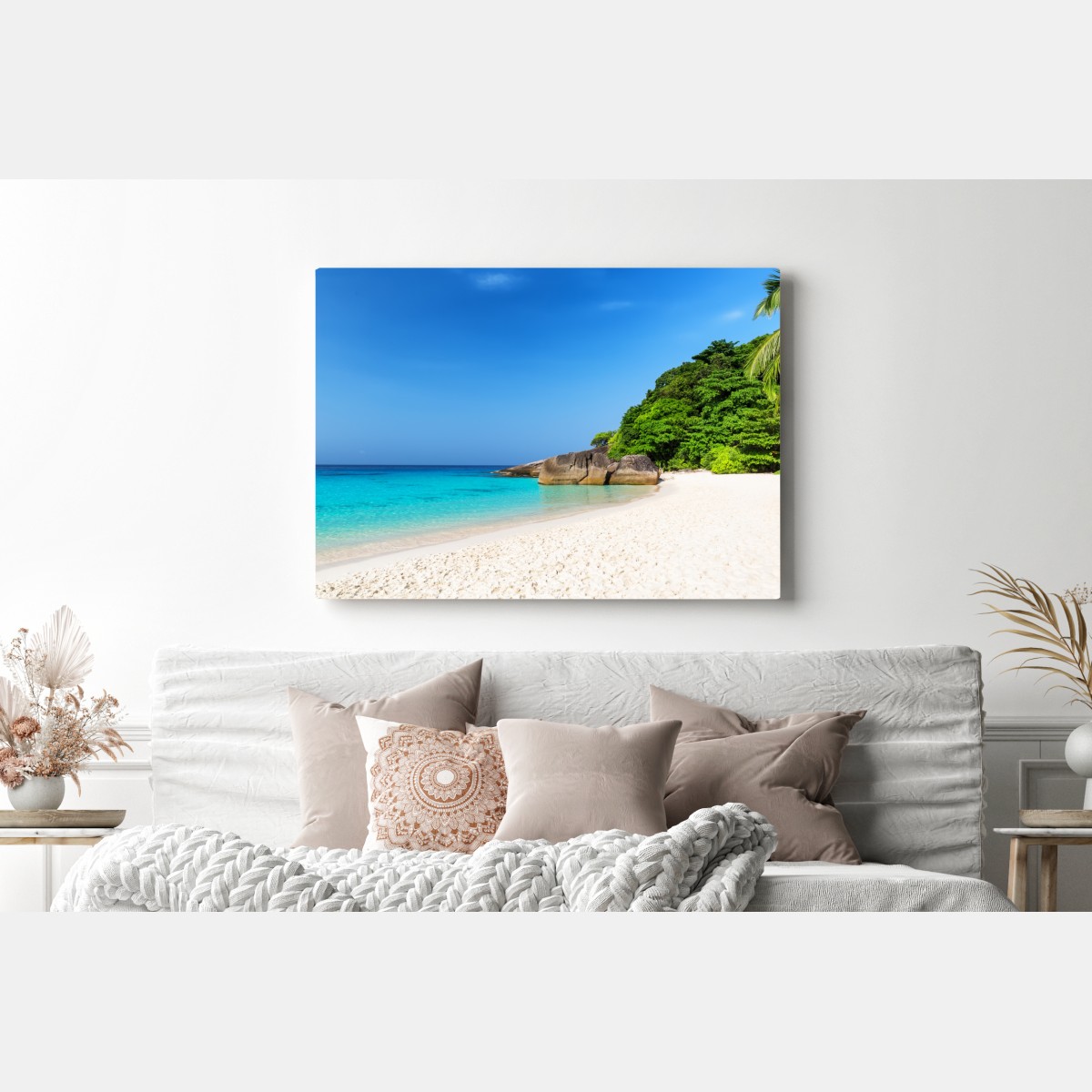 Leinwandbild Similan Islands türkisstrand panorama – Wallnifity® Leinwandbild Similan Islands türkisstrand panorama – Wallnifity®