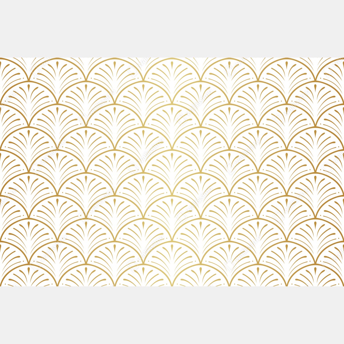 Leinwandbild goldenes art deco fächermuster – Wallnifity® Leinwandbild goldenes art deco fächermuster – Wallnifity®
