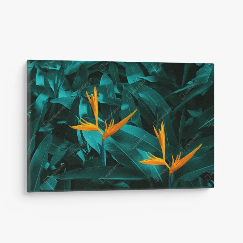 Leinwandbild elegantes beiges damastmuster – Wallnifity®