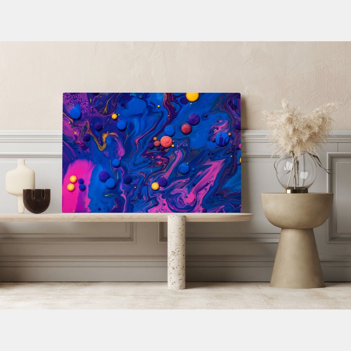 Leinwandbild lebendige kosmische farbwirbel – Wallnifity® Leinwandbild lebendige kosmische farbwirbel – Wallnifity®