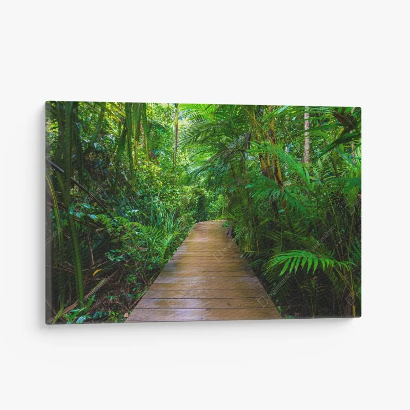 Leinwandbild luxuriöser schwarz-goldener marmor abstrakt – Wallnifity®