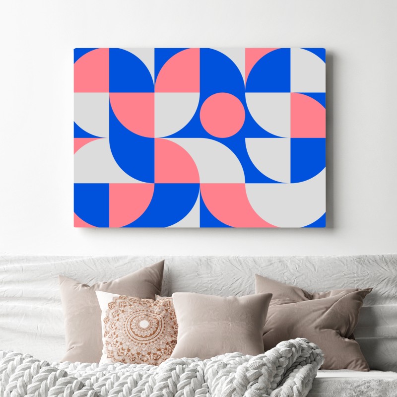 Leinwandbild skandinavische geometrische komposition – Wallnifity® Leinwandbild skandinavische geometrische komposition – Wallnifity®