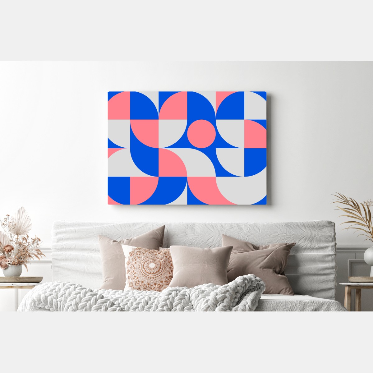 Leinwandbild skandinavische geometrische komposition – Wallnifity® Leinwandbild skandinavische geometrische komposition – Wallnifity®