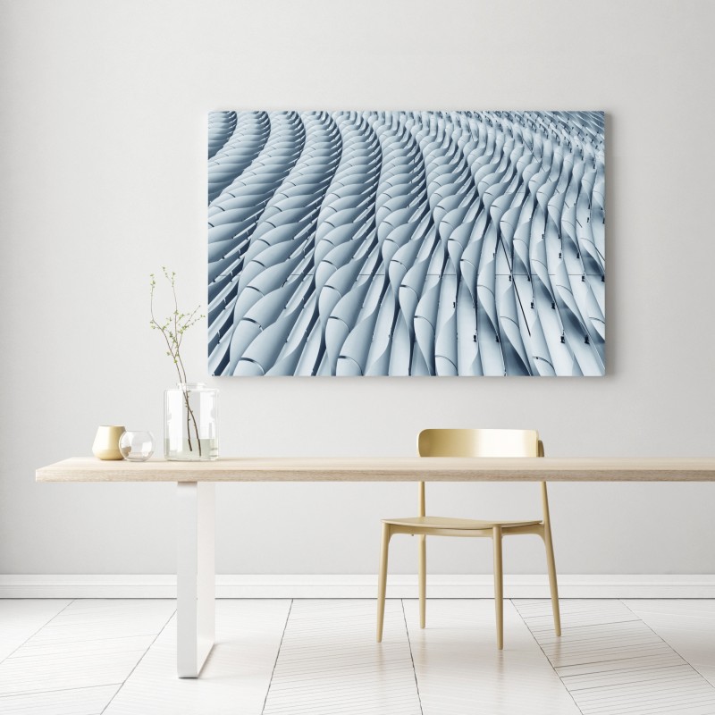 Leinwandbild abstraktes architektonisches fasadenmuster – Wallnifity® Leinwandbild abstraktes architektonisches fasadenmuster – Wallnifity®