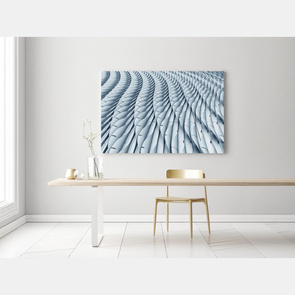 Leinwandbild abstraktes architektonisches fasadenmuster – Wallnifity® Leinwandbild abstraktes architektonisches fasadenmuster – Wallnifity®