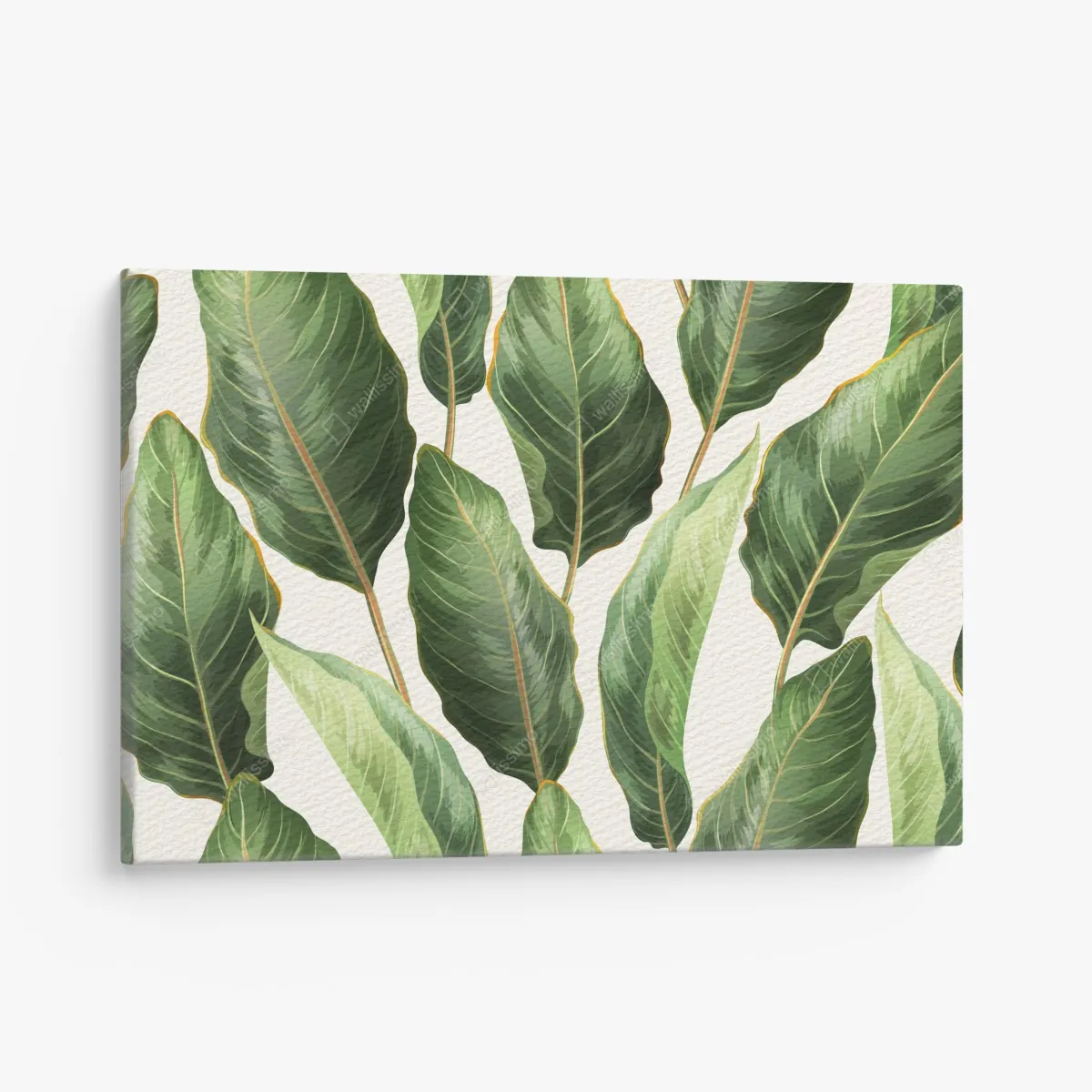 Leinwandbild tropisches bananenblattmuster – Wallnifity® Leinwandbild tropisches bananenblattmuster – Wallnifity®