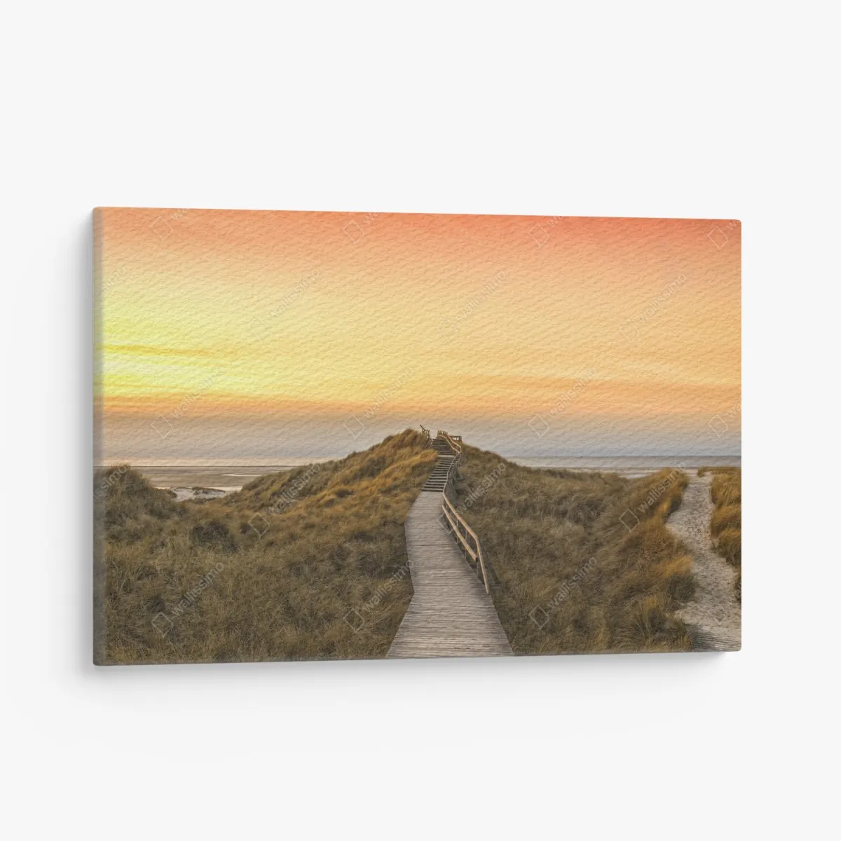 Leinwandbild sonnenuntergang am strand von Amrum – Wallnifity® Leinwandbild sonnenuntergang am strand von Amrum – Wallnifity®