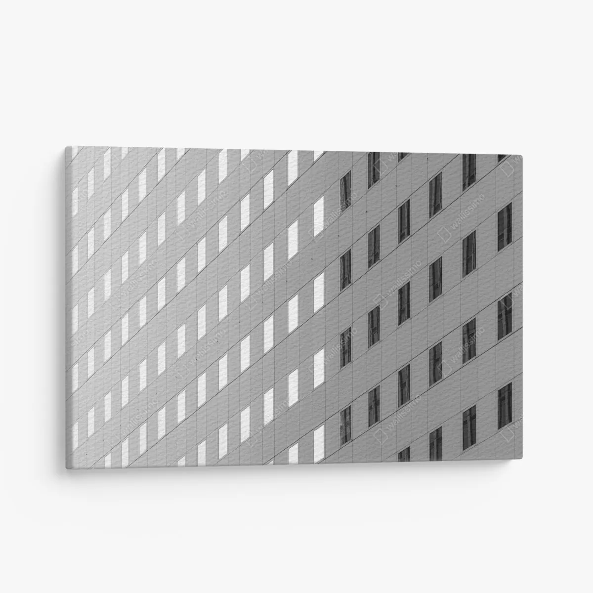 Leinwandbild minimalistische fassadenstruktur mit geometrischem muster – Wallnifity® Leinwandbild minimalistische fassadenstruktur mit geometrischem muster – Wallnifity®