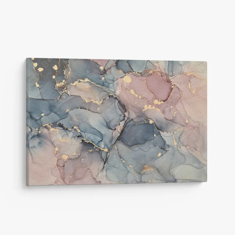 Leinwandbild elegantes beiges damastmuster – Wallnifity®