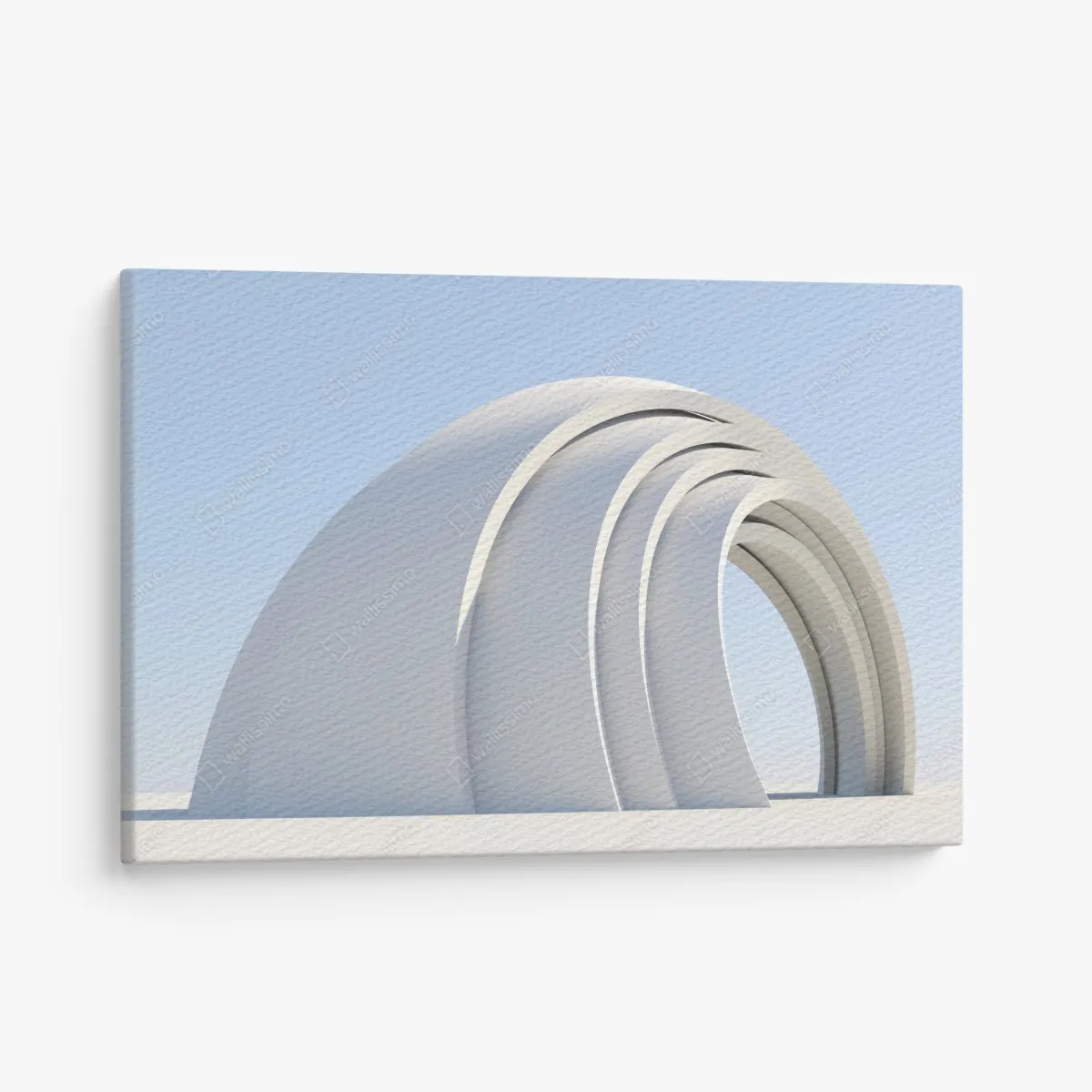 Leinwandbild minimalistische bogenskulptur – Wallnifity® Leinwandbild minimalistische bogenskulptur – Wallnifity®