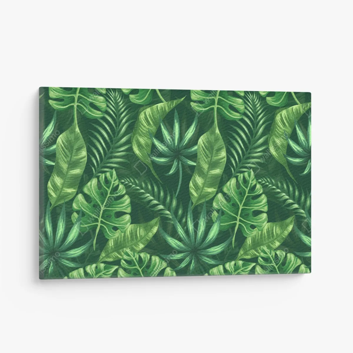 Leinwandbild tropisches monstera blattmuster – Wallnifity® Leinwandbild tropisches monstera blattmuster – Wallnifity®