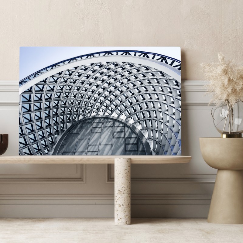 Leinwandbild geometrischer bogen moderner architektur – Wallnifity® Leinwandbild geometrischer bogen moderner architektur – Wallnifity®