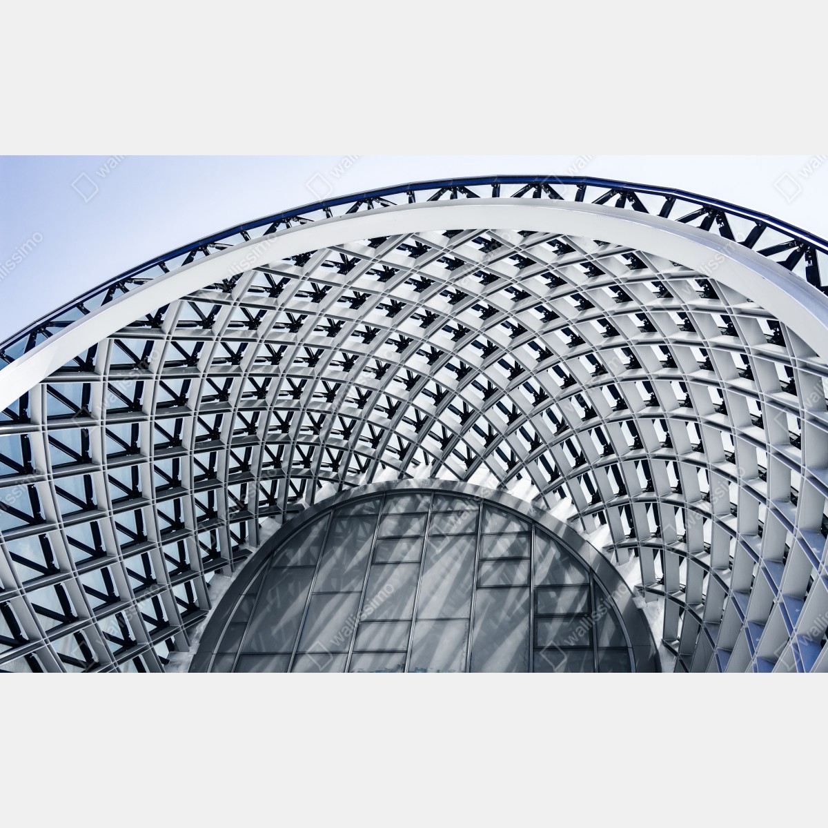 Leinwandbild geometrischer bogen moderner architektur – Wallnifity® Leinwandbild geometrischer bogen moderner architektur – Wallnifity®